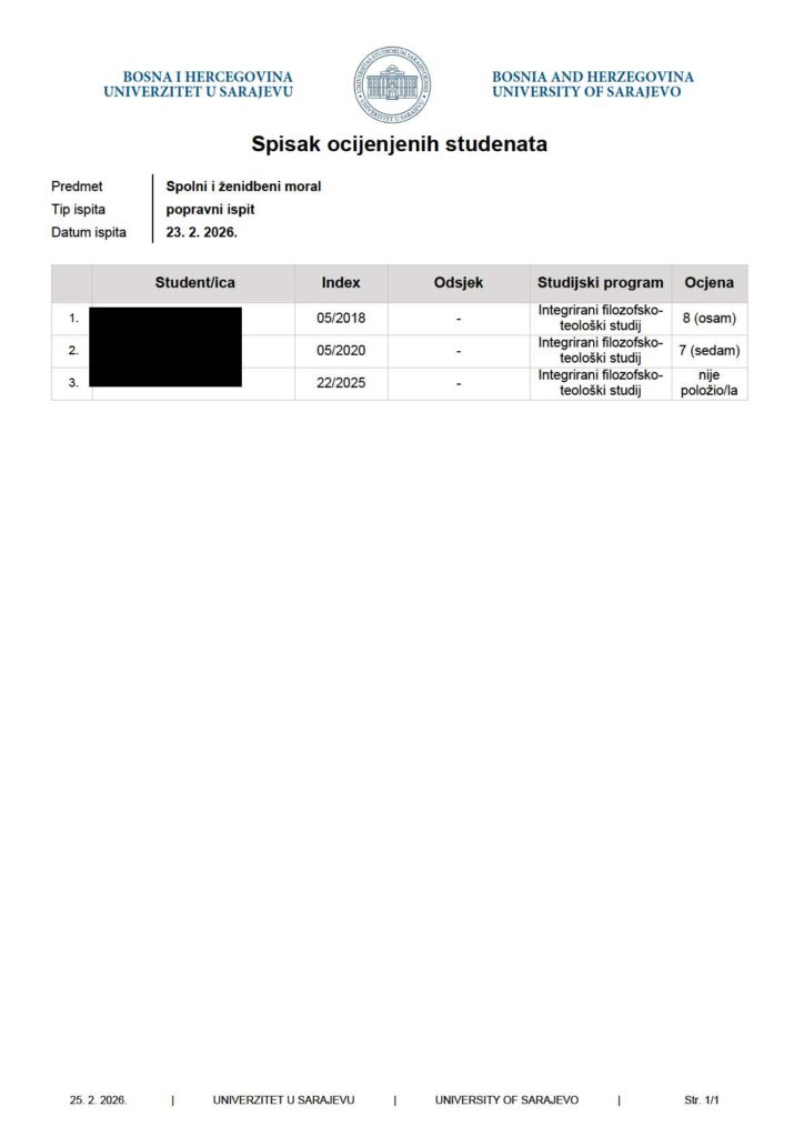Ocjene Spolni i zenidbeni moral Redacted